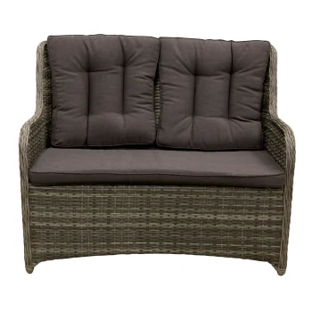 Best Bois Le Duc 2-zits Bank Ricci Willow Grey Met Kussen