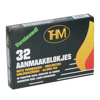 Clearance THM Aanmaakblokjes Wit 32st