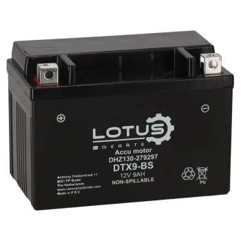 New Lotus Accu Motor 12V 9Ah DTX9-BS V2