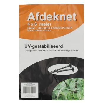 Sale Bel Garden Afdeknet Tuin SP Zwart 4x6m