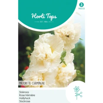 Online Horti Tops Alcea Majorette Champagne (Stokroos) Zaad