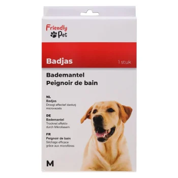 Clearance Friendly Pet Badmantel Hond Blauw M 50cm