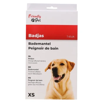 Discount Friendly Pet Badmantel Hond Blauw XS 30cm