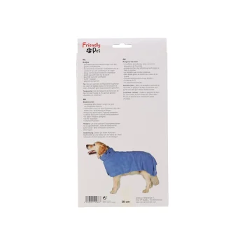 Discount Friendly Pet Badmantel Hond Blauw XS 30cm
