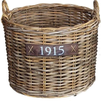 Fashion Van Der Leeden Bak Rotan Met Wielen Klein 50 X 42 Cm