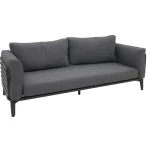 Fashion Bois Le Duc Bank 2-zit Pereto Antraciet Met Kussens