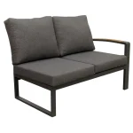 Online Bois Le Duc Bank 2-zit Rechts Foxton Antraciet