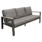 Hot Bois Le Duc Bank 3-Zit Stapleford Antraciet Met Kussens