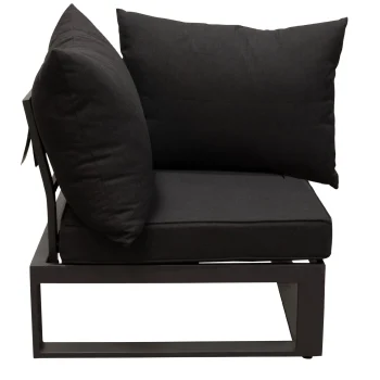 New Bois Le Duc Bank Hoek Frullo Antraciet Met Kussens