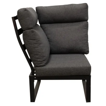 Sale Bois Le Duc Bank Hoek Harston Zwart Met Kussens