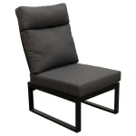 New Bois Le Duc Bank Tussen Harston Zwart Met Kussens