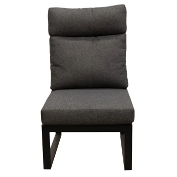 New Bois Le Duc Bank Tussen Harston Zwart Met Kussens