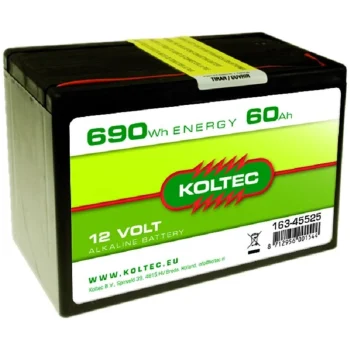 New Koltec Batterij 12V - 60AH Alkeline