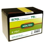 Fashion Koltec Batterij 9V - 75AH Alkeline