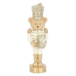 Fashion Beeld Notenkraker Beer Goud 25 Cm