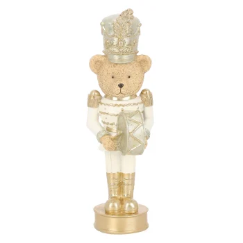 Fashion Beeld Notenkraker Beer Goud 25 Cm