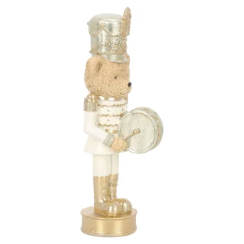 Fashion Beeld Notenkraker Beer Goud 25 Cm