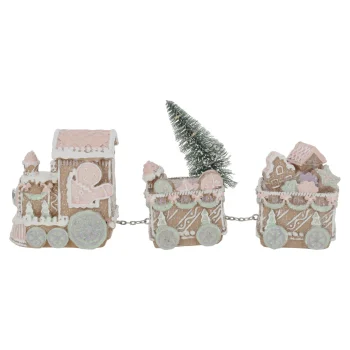 Fashion Beeld Trein Gingerbread 11 Cm