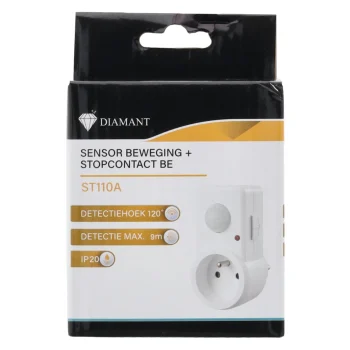 Clearance Diamant Bewegingssensor Met Stopcontact BE