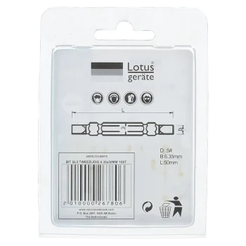 New Westham Bit Sl4 Tweezijdig 6.35 X 50 Mm 10st