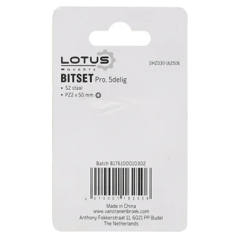 Discount Lotus Bitset Pro 5-delig PZ2