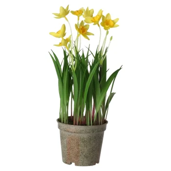 Outlet Mica Decorations Bloem Narcis Geel 26 Cm