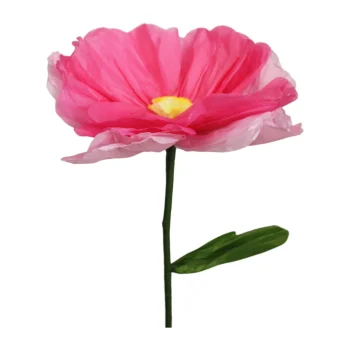 New Natural Collections Bloem Papier Roze 35 X 35 X 117 Cm