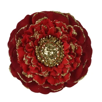 New Decoris Bloem Poly Rood 10 Cm