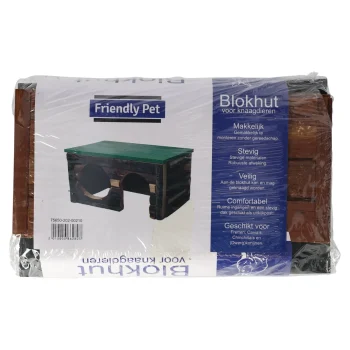 Clearance Friendly Pet Blokhut Hout Large