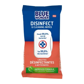 Discount Blue Wonder Disinfect & Cleaning Wipes 72x