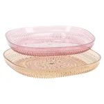 Discount Decoris Bord Plastic 20 Cm 2 Assorti