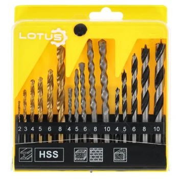 Discount Lotus Borenset Combi 16-delig