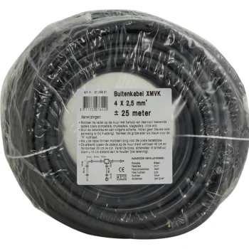 Outlet Q-link Buitenkabel 25 M 4 X 2.5 Mm² XMVK