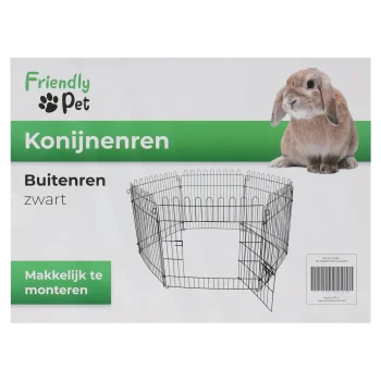 Sale Friendly Pet Buitenren Konijn Zwart