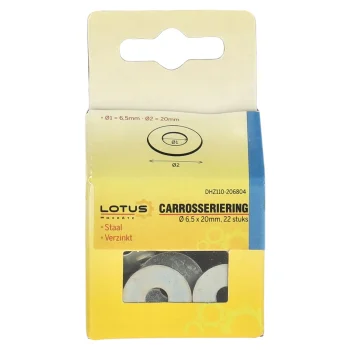 Fashion Lotus Carrosseriering Ø6,5 X 20 Mm 22st.