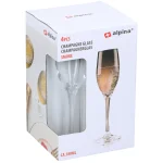 Fashion Alpina Champagneglas Smoke 180ml 4st