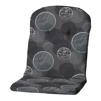 Hot Madison Circle Grey Kuipkussen H 45x96