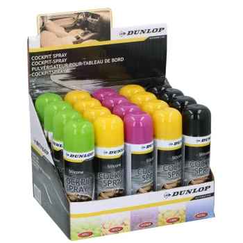New Dunlop Cockpit Spray 225ml Assorti