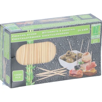 Outlet Van Cranenbroek Cocktailprikkers Bamboe 1000st