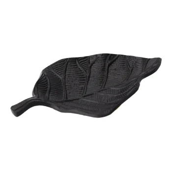 Sale Deco Blad Metaal Parksville 16 Cm Zwart