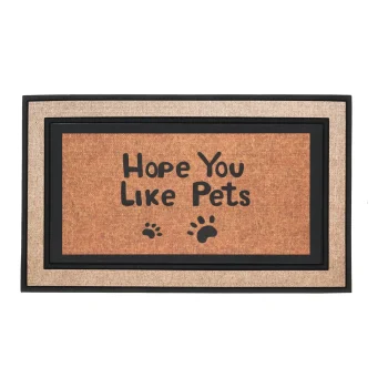 Discount Deurmat Pets Beige 75 X 45 Cm