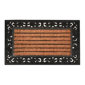 Clearance Van Cranenbroek Deurmat Rubber-kokos Rechthoek 45x75cm