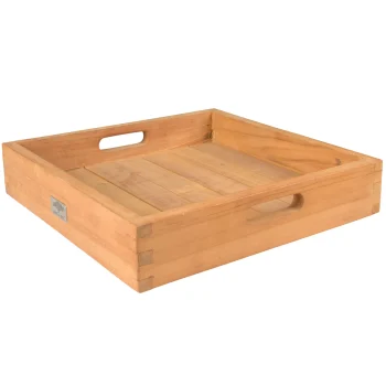 Discount Bois Le Duc Dienblad Rebais 40x40x8 Teak
