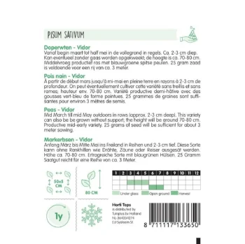 Outlet Horti Tops Doperwten Vidor Zaad