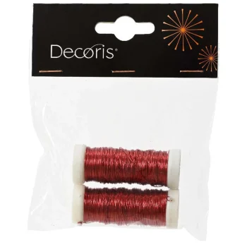 Online Decoris Draad Metaal 3mm 6m Rood 2st