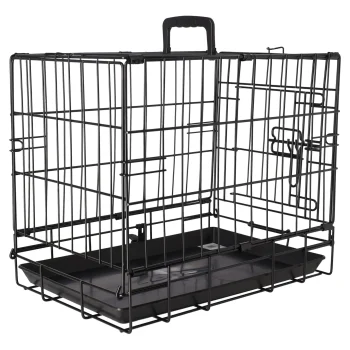 Hot Friendly Pet Draadkooi 1-deur XS Zwart