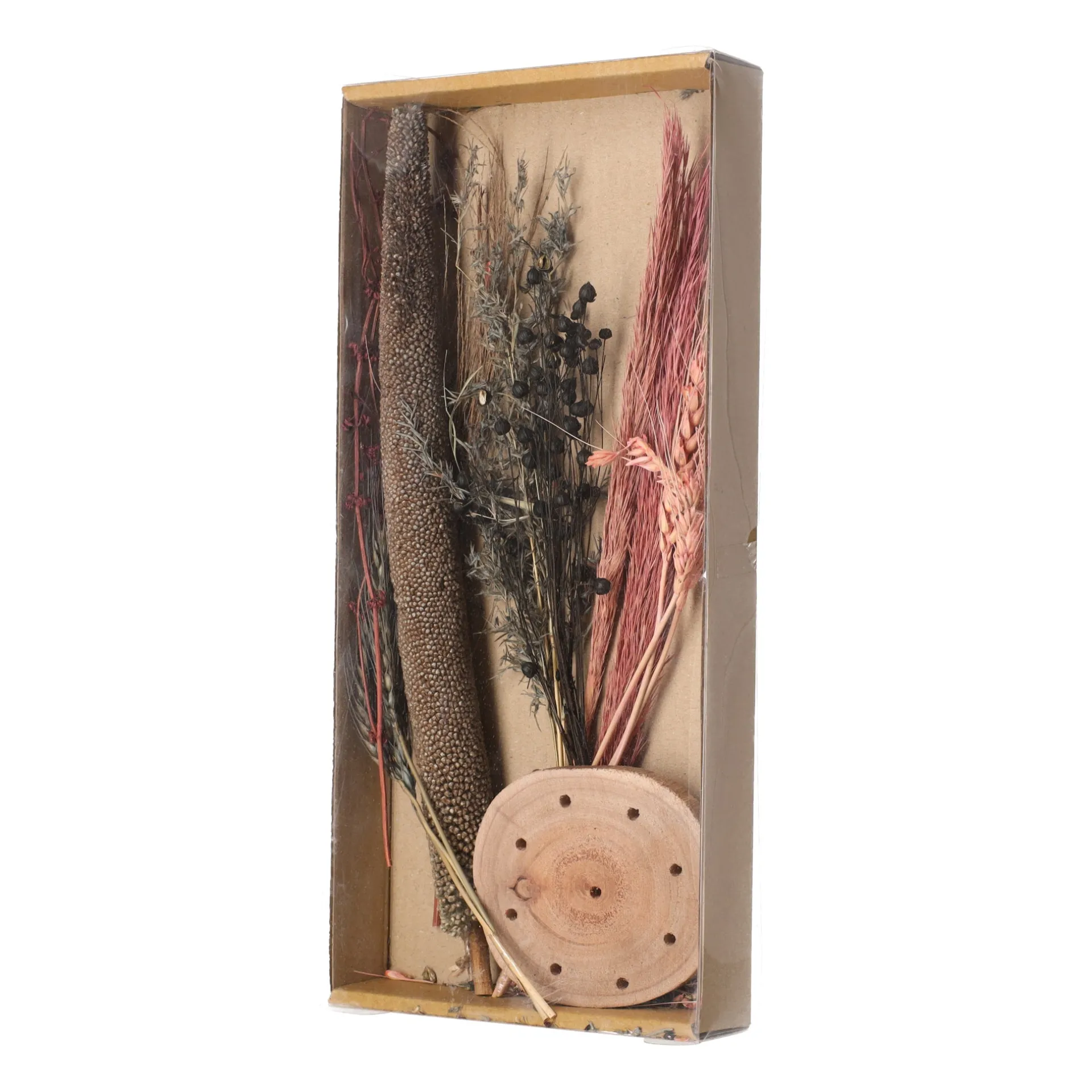 dried-flower-wooden-base-15-x-ICxcSuSM-0.webp Online Natural Collections Dried Flower Wooden Base 15 X 30 Cm Pink