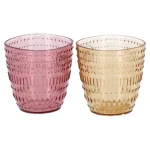 Outlet Decoris Drinkglas Plastic 9 Cm 2 Assorti