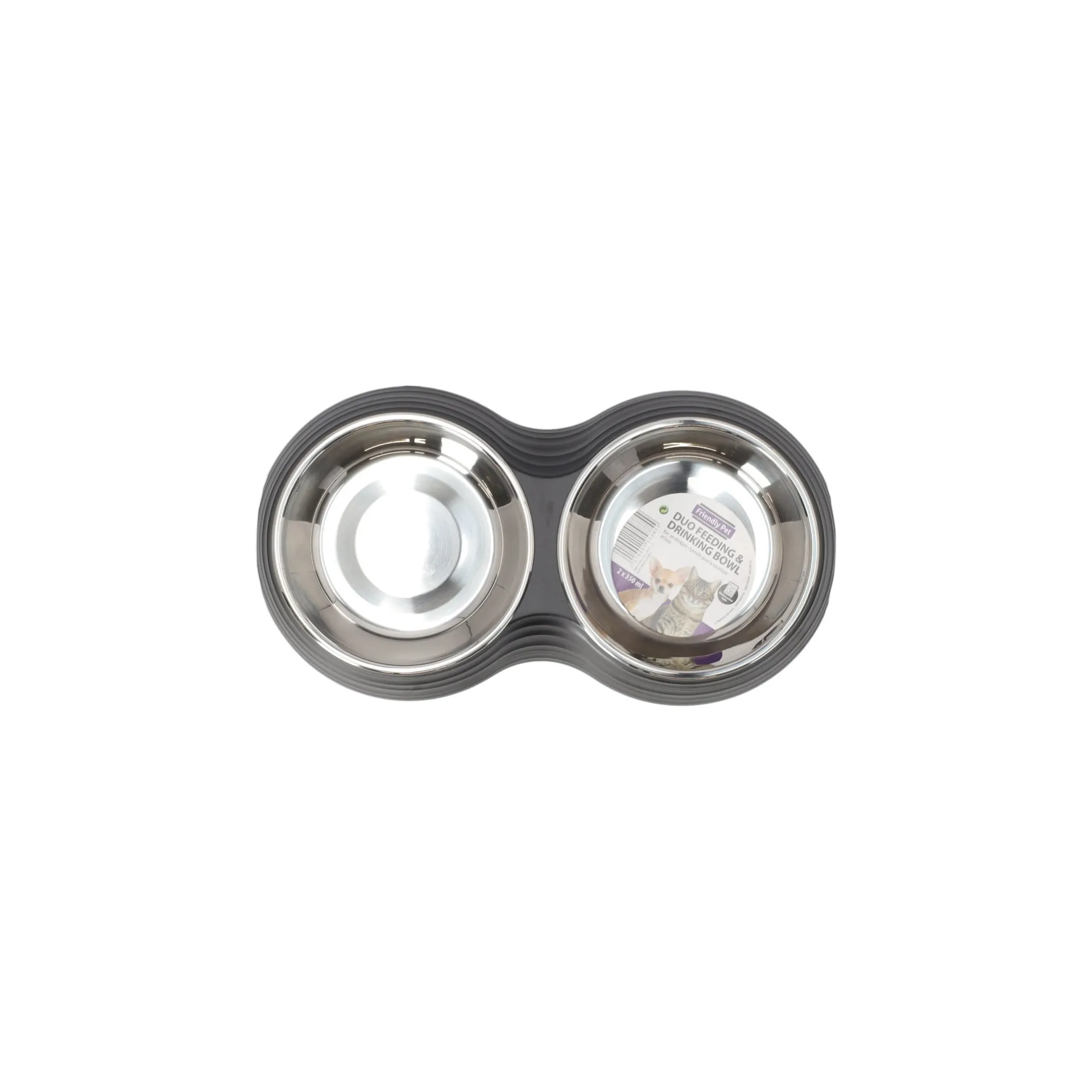 eetpot-hond-duo-ribbel-zwart-2-zncZpJEx-1.webp Discount Friendly Pet Eetpot Hond Duo Ribbel Zwart 2x160