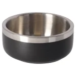 Hot Friendly Pet Eetpot Lora Rvs Zwart D12,5cm 400ml FP